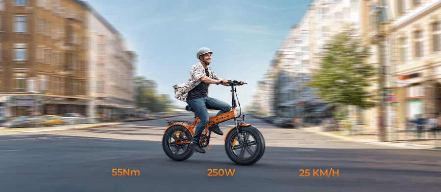 Foldbare elcykler